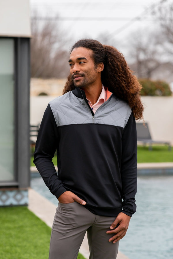 Mazan Quilted Performance Pullover